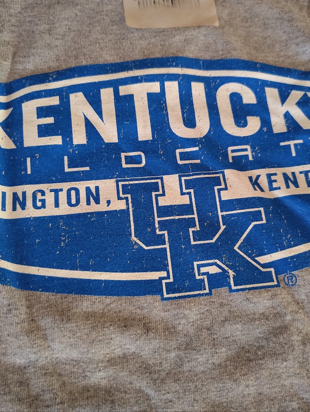 University Of Kentucky UK Wildcats Blue 84 Gray Tank Top Size Medium